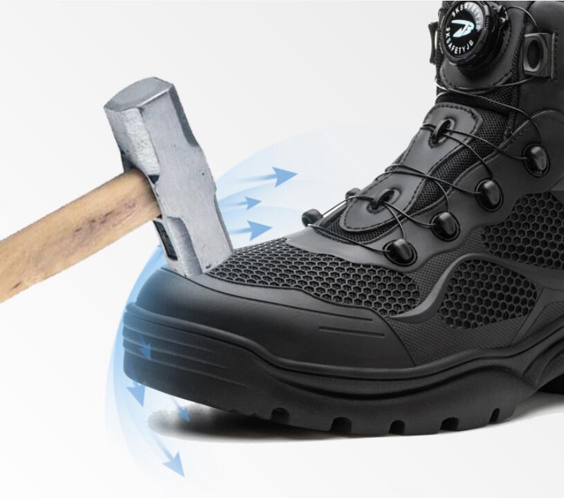 Men's Lightweight Safety Shoes - Anti-Smashing & Anti-Penetration