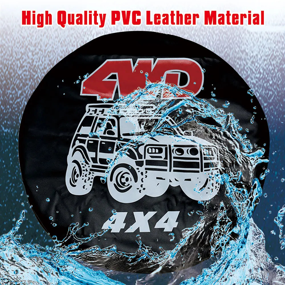Auto Car Spare Wheel Cover | PVC Tire Protector for 14 15 16 Inch SUV MyPetiteCar.com