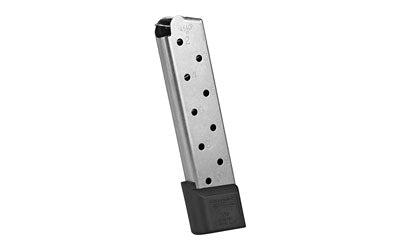 CMC Products Magazine - Railed Power Mag - 45 ACP - 10 Rounds - Fits 1911 - Stainless