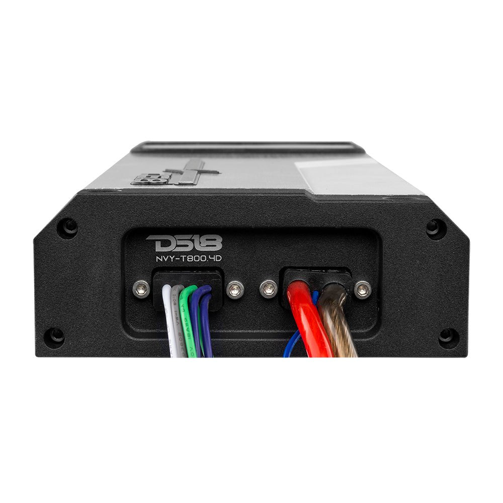 NVY 4-Channel Full-Range IP67 Marine and Powersports Amplifier 200 x 4 @ 4-Ohm Watts RMS DS18