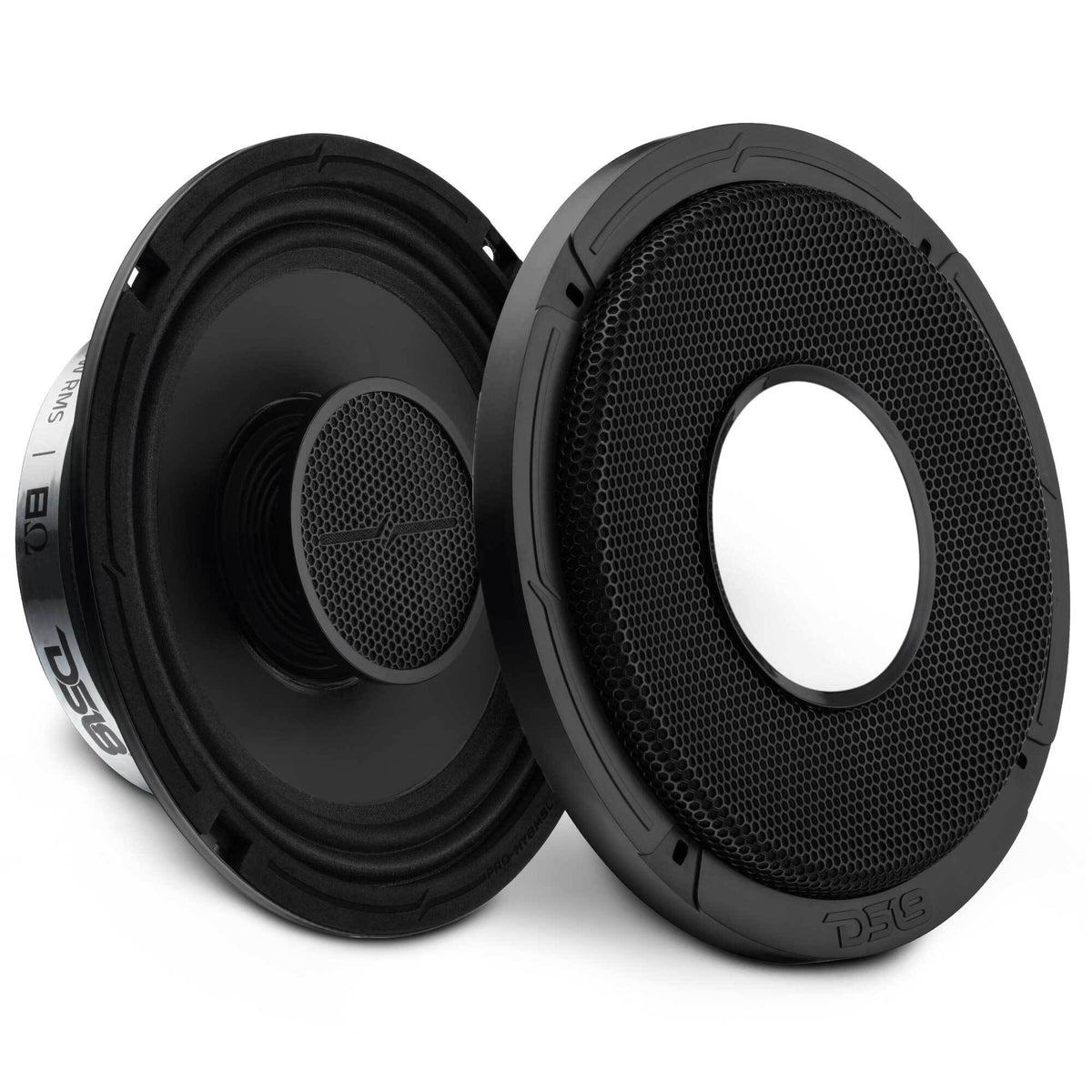 PRO 8" Shallow Coaxial Hybrid Mid-Range Loudspeaker with Built-in Driver | 200W RMS 8-Ohm DS18