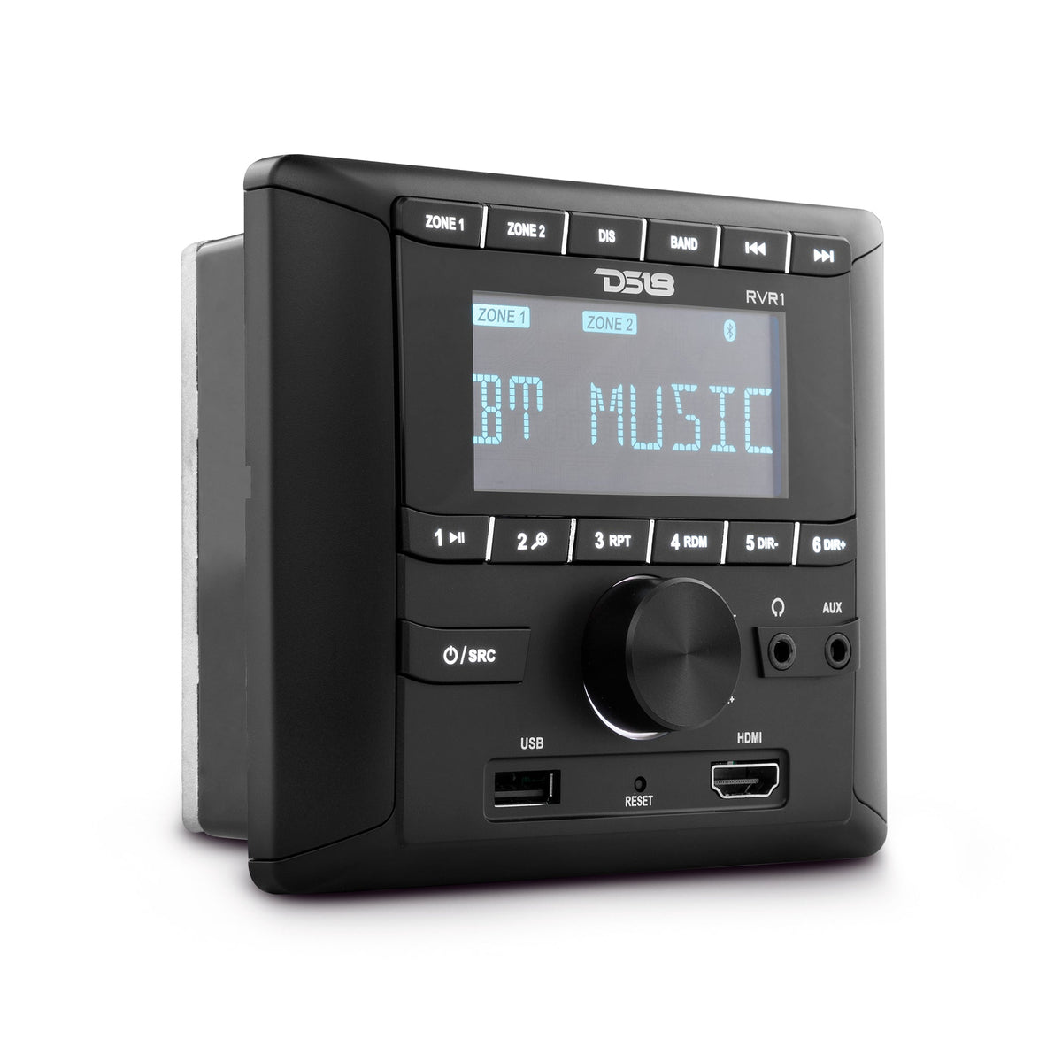 RV and Trailers Headunit 2.75" LCD screen , 2 Zones, 4 volts Output,HDMI, BT, RDS 4 X 50 Watts DS18