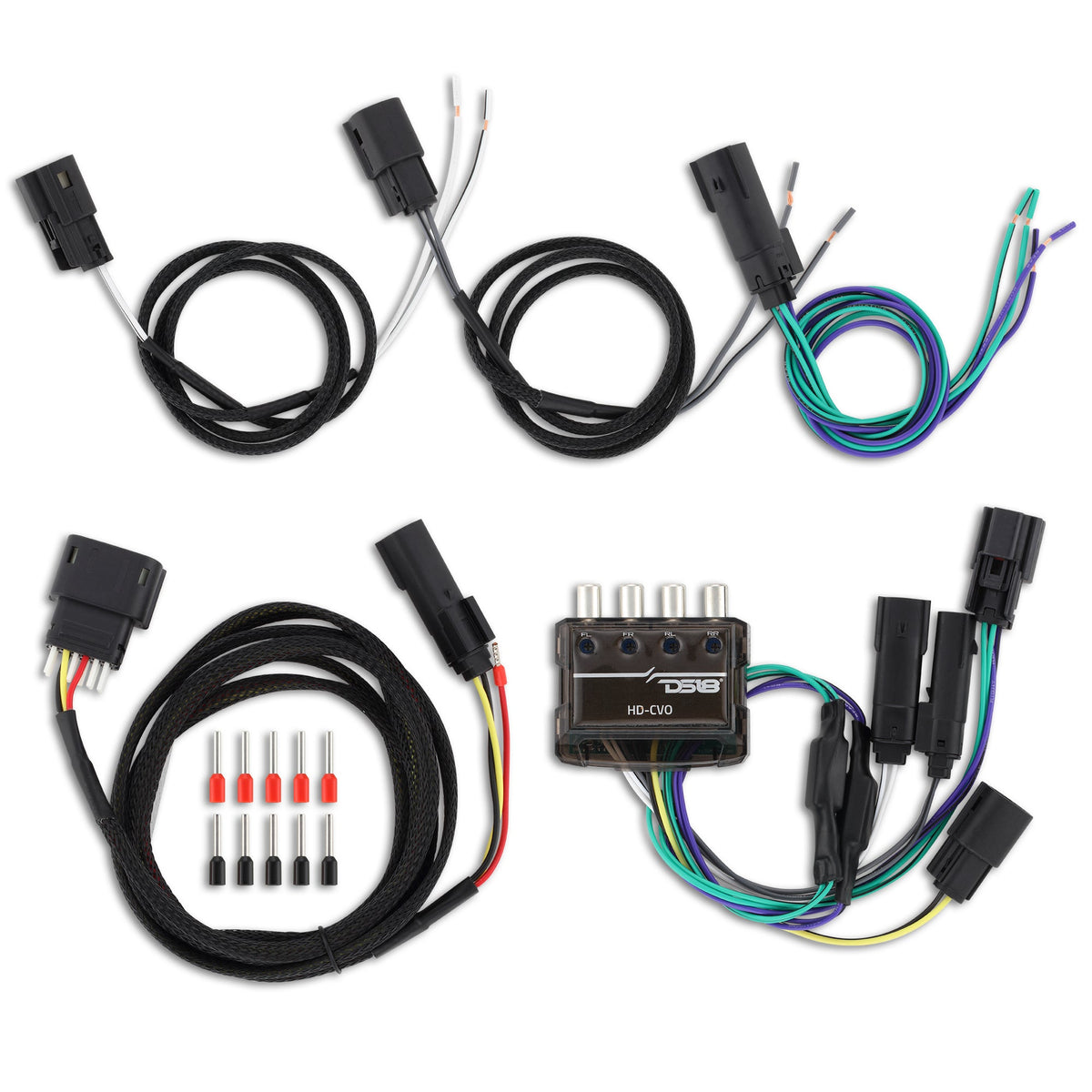 Harley-Davidson 4-Channel Plug-and-Play Line Output Converter Kit for CVO & Ultra Touring Models 2023+ DS18