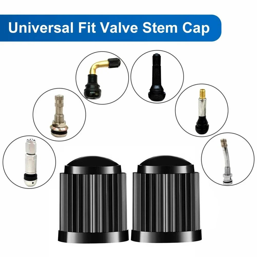 AUTCOAT Tire Stem Valve Caps | Universal Plastic Valve Covers for Cars, Trucks, Bikes MyPetiteCar.com