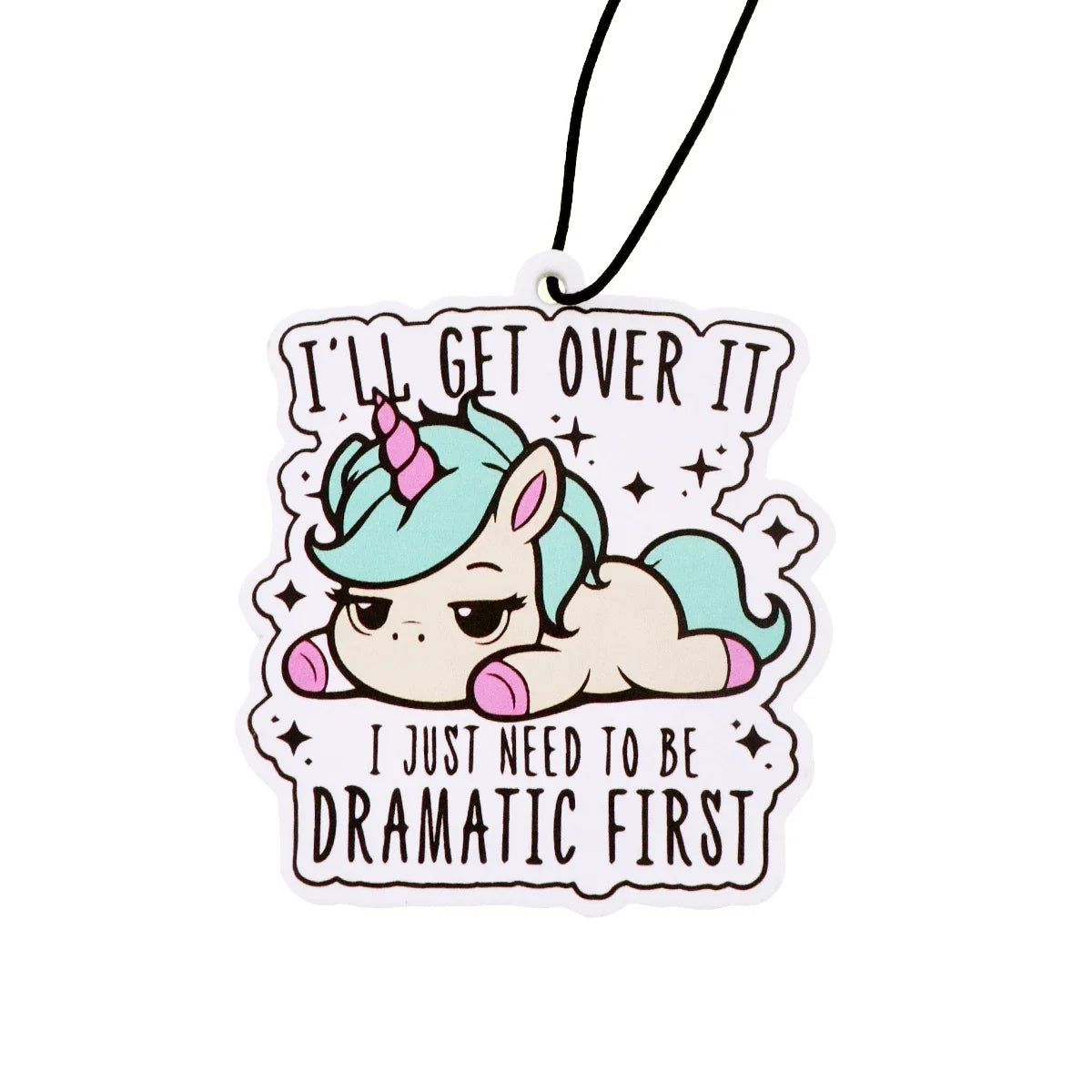 Raccoon Quotes Fragrant Paper Car Air Freshener | Solid Perfume Hanging for Home and Auto