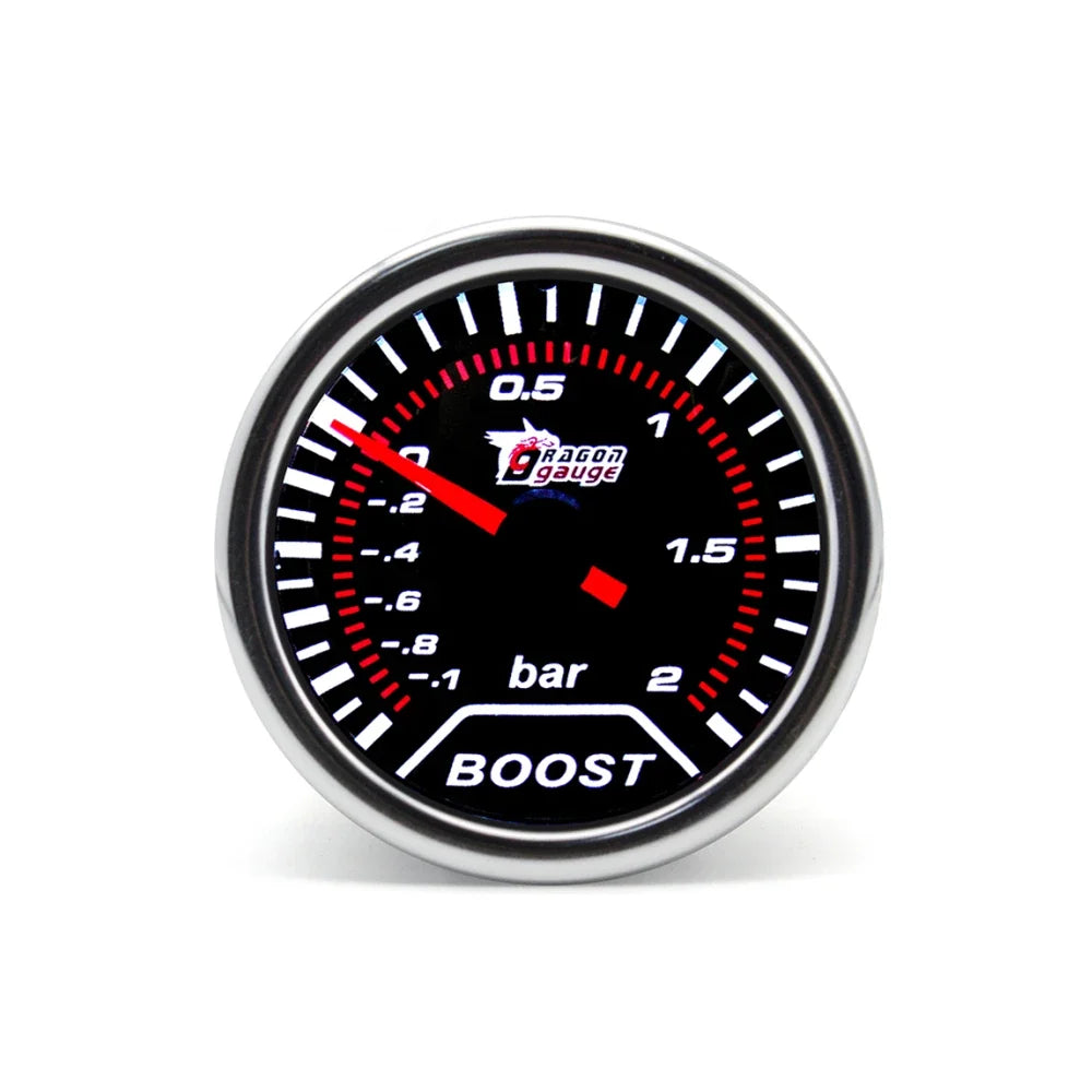 2" 52mm Car Turbo Gauge Set | Boost Water Temp Oil Pressure Tachometer Voltmeter