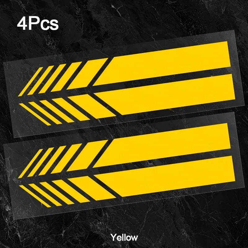 Classic JDM Reflective Stripes Vinyl Decal Kit | 4pcs Self-Adhesive Car Body Stickers MyPetiteCar.com