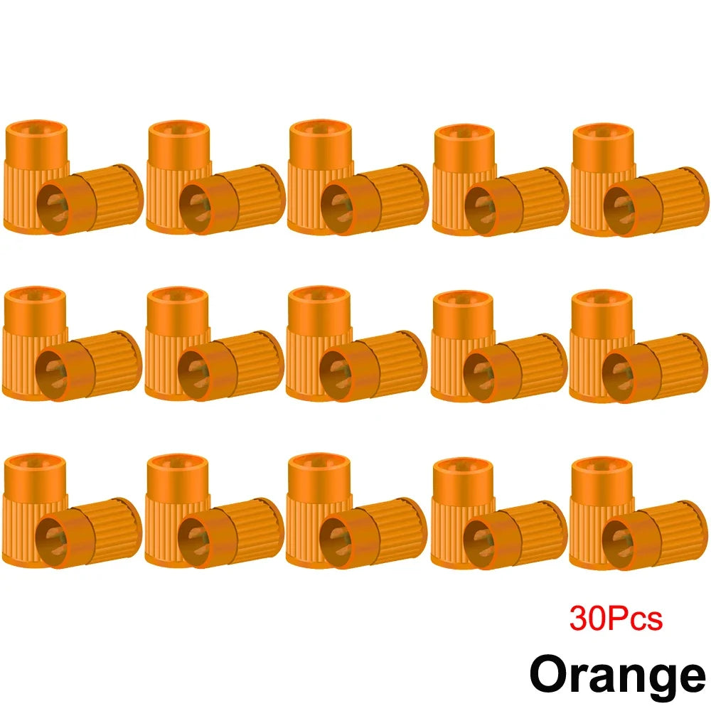 Plastic Tire Valve Caps with Built-in Valve Core Remover | Universal Stem Covers for Cars, Bikes, Trucks MyPetiteCar.com