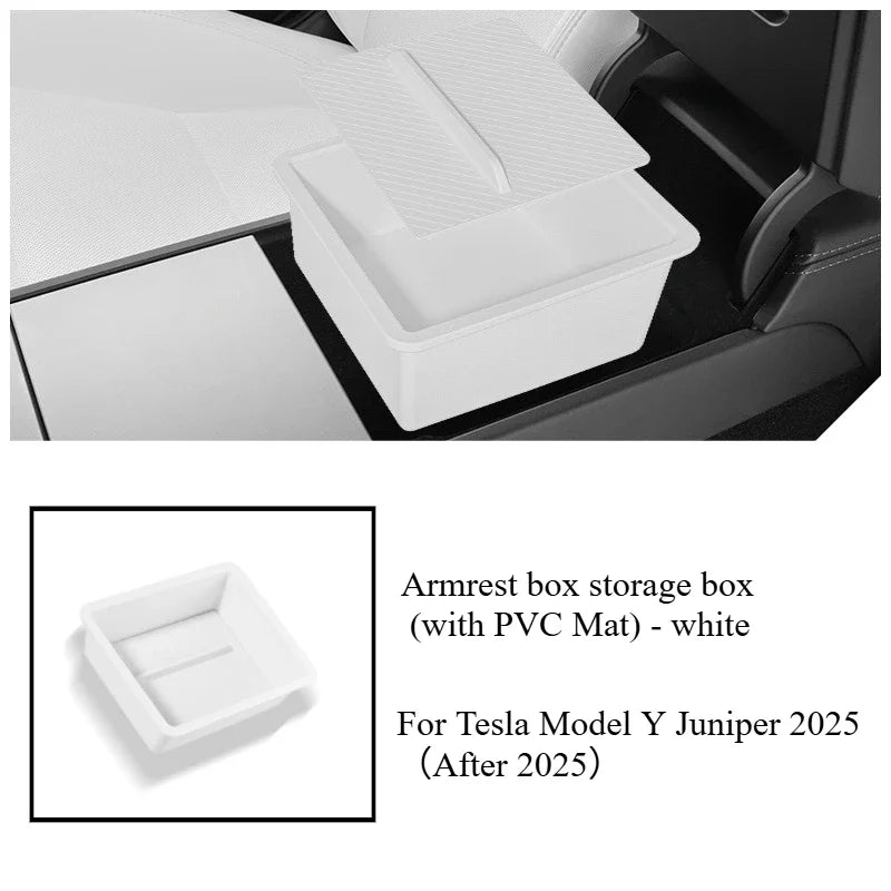 Tesla Model Y Juniper 2025 Center Console Organizer Set