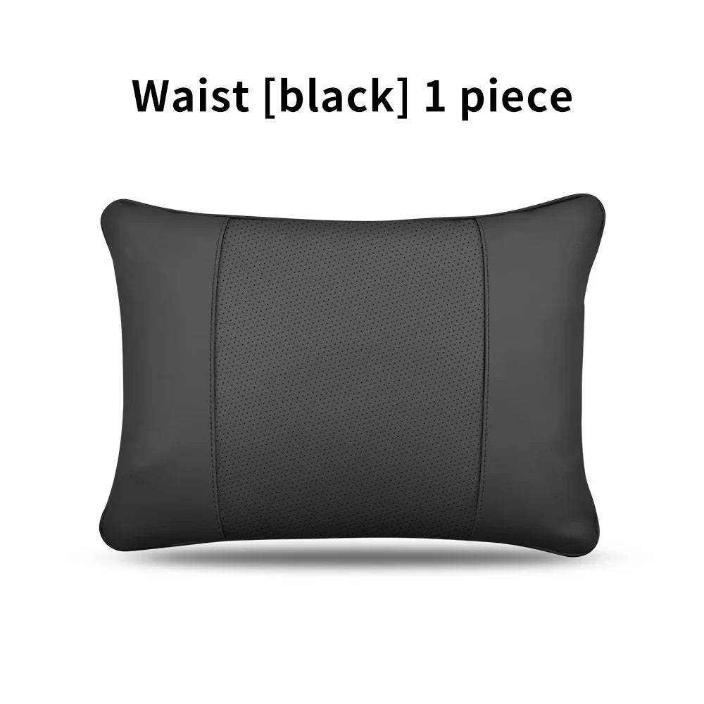 Tesla Model 3/Y Juniper Neck Pillow | Nappa Leather Memory Foam Headrest MyPetiteCar.com