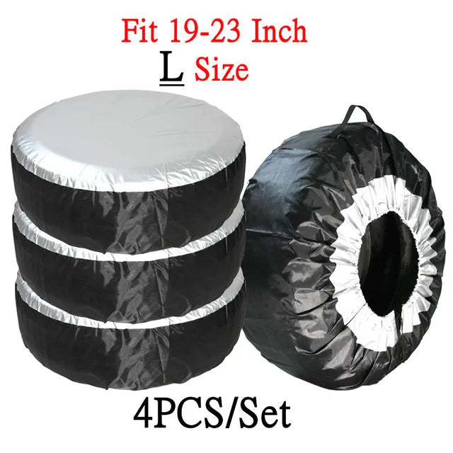 Spare Tire Storage Bag | Waterproof Tire Cover for SUV Car 13-19 19-23 Inch MyPetiteCar.com