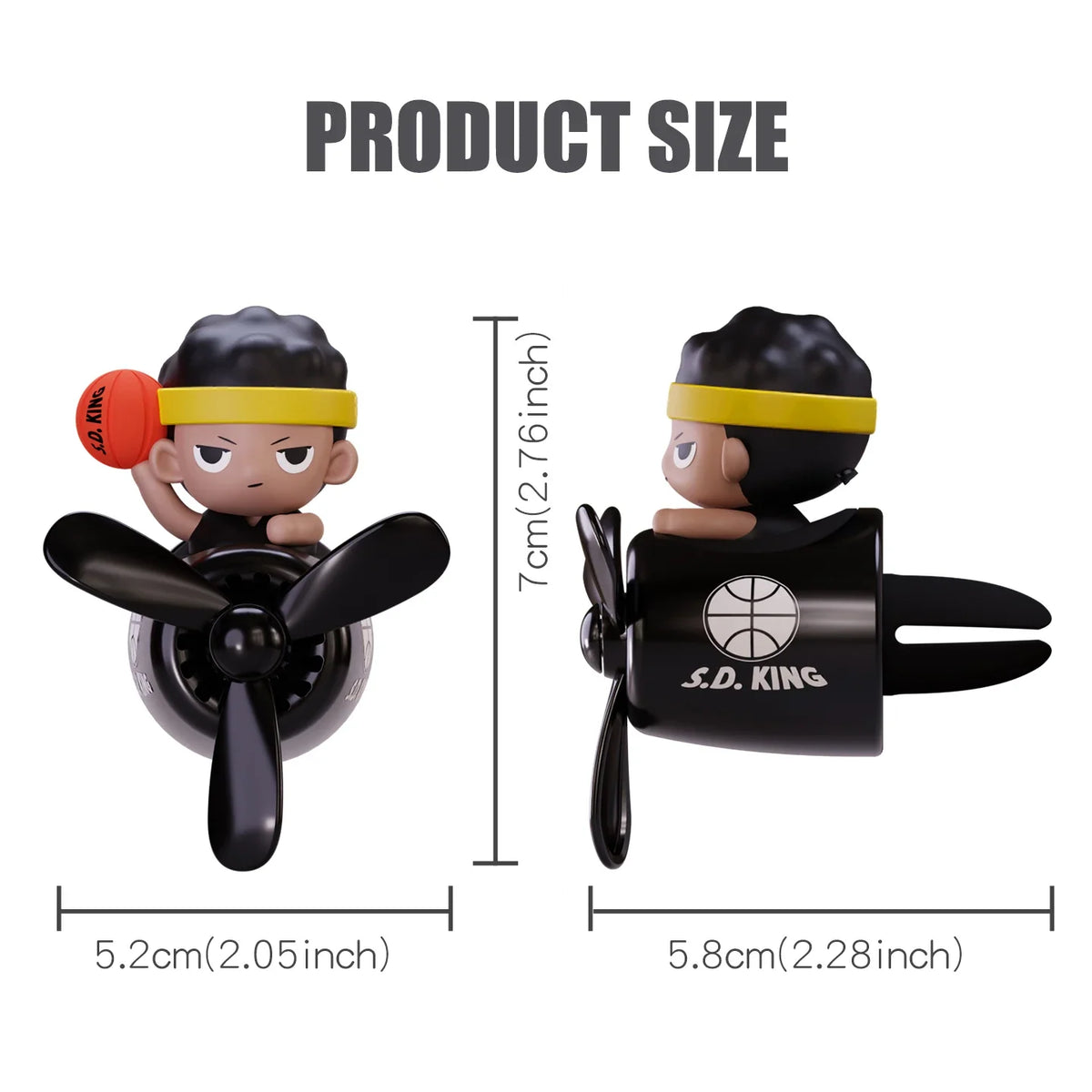 Basketball Airplane Car Air Freshener Vent Clip