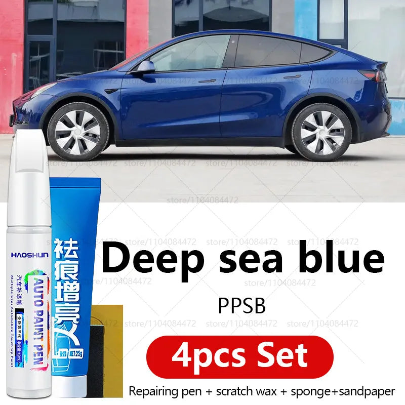 Car Paint Repair Pen For Tesla Model X Y S 3 | 4PCS Scratch Repair Kit