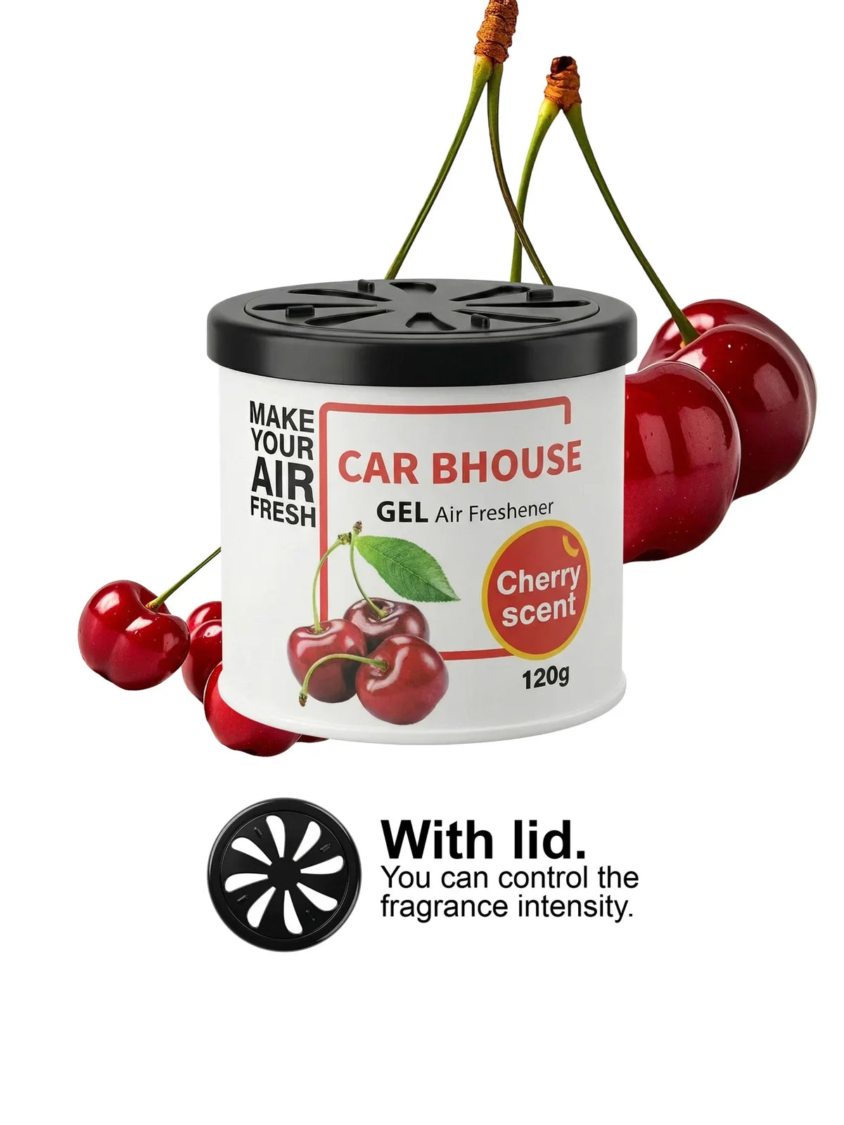 Dual-Purpose Car and Home Air Freshening Gel | 120g Long-Lasting Fruity and Floral Scent MyPetiteCar.com