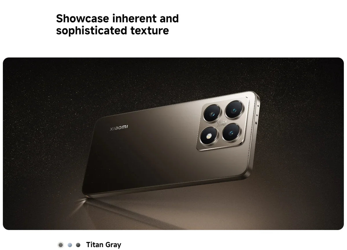 Global Version Xiaomi 14T 5G 6.67" AMOLED Display 256GB 512GB MTK Dimensity 8300-Ultra 144Hz 50MP Leica Camera 67W HyperCharge