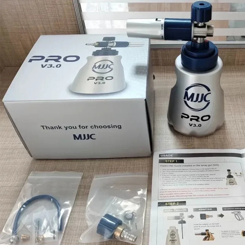 MJJC Foam Cannon Pro V3.0 | High Pressure Snow Foam Lance for Car Washer MyPetiteCar.com