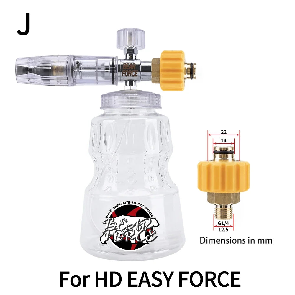 Aluminum Foam Lance Car Wash Foam Maker | Pressure Washer Foam Cannon MyPetiteCar.com