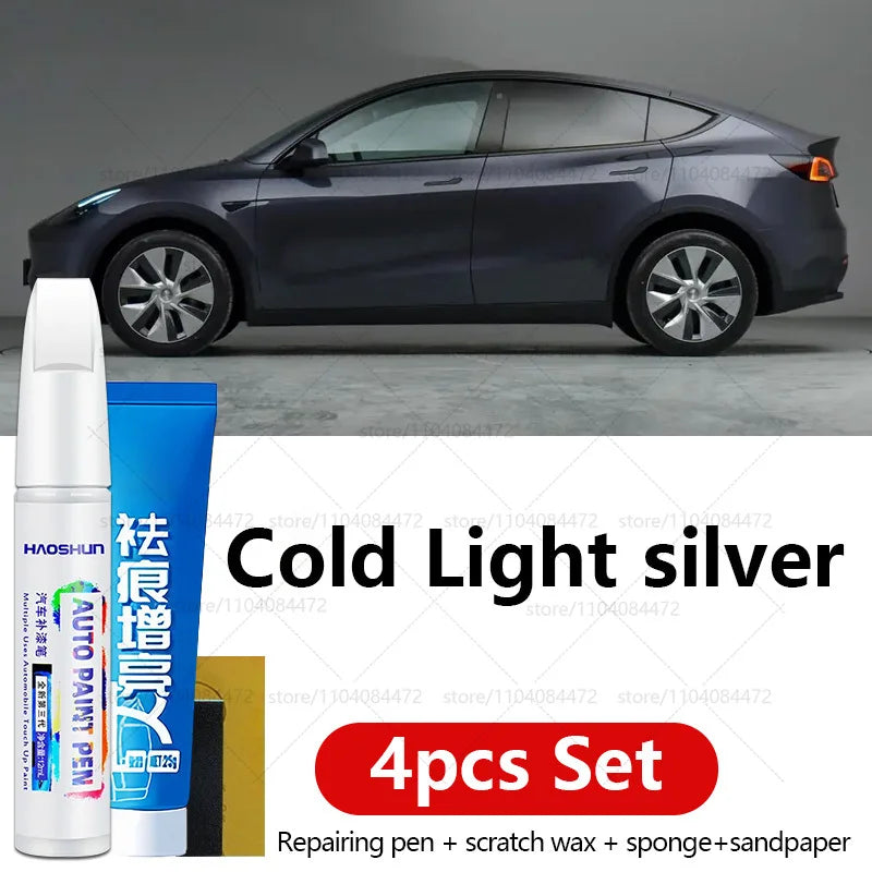 Car Paint Repair Pen For Tesla Model X Y S 3 | 4PCS Scratch Repair Kit