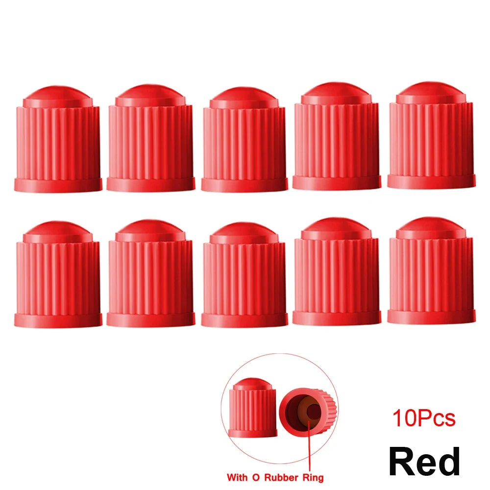 10/25/50/100Pcs Universal Plastic Tire Valve Caps for Cars, Trucks, Motorcycles, and Bicycles MyPetiteCar.com