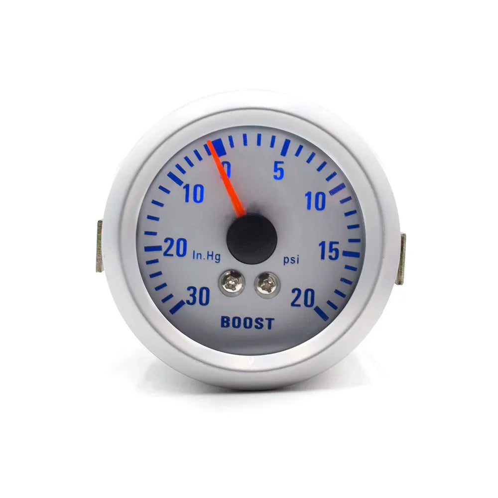 52mm 7-in-1 Car Gauge Set | LED Boost, Water Temp, Oil Pressure & Tachometer