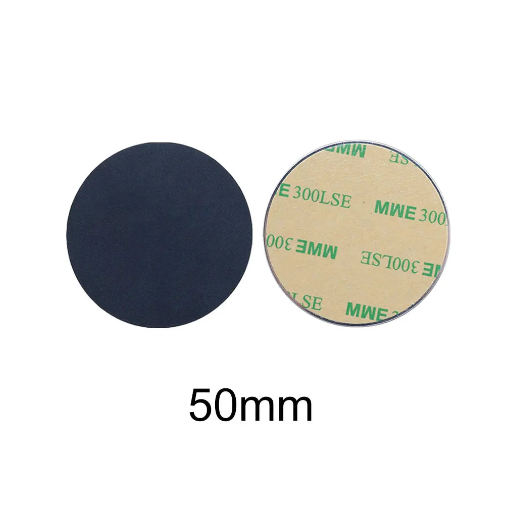 10pcs Black Magnetic Metal Plates for Car Phone Holder | Universal Iron Sheet Disk Sticker Mount MyPetiteCar.com