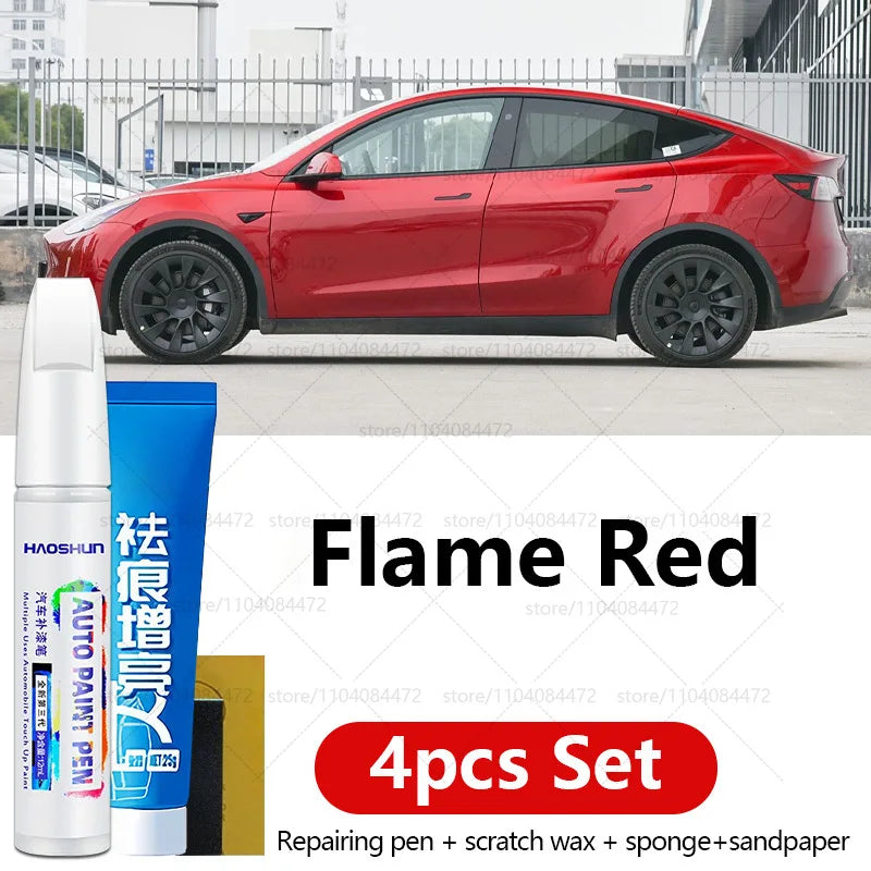 Car Paint Repair Pen For Tesla Model X Y S 3 | 4PCS Scratch Repair Kit