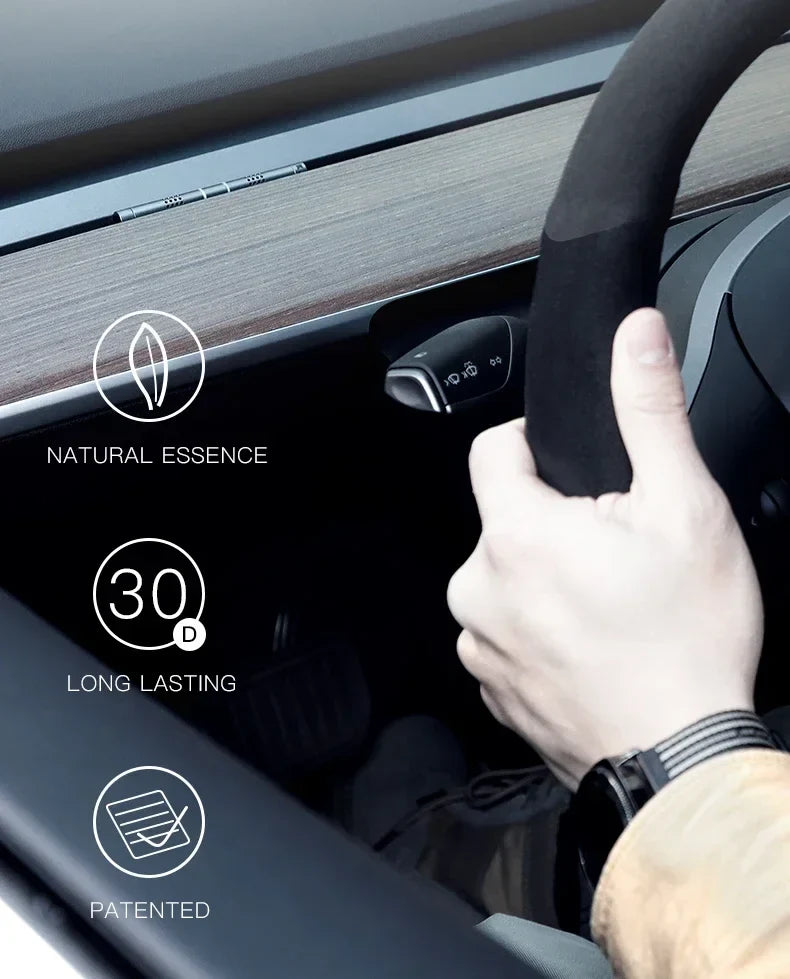 Car Air Freshener for Tesla Model 3 Y | Dashboard Perfume Ornament & Air Outlet Diffuser MyPetiteCar.com