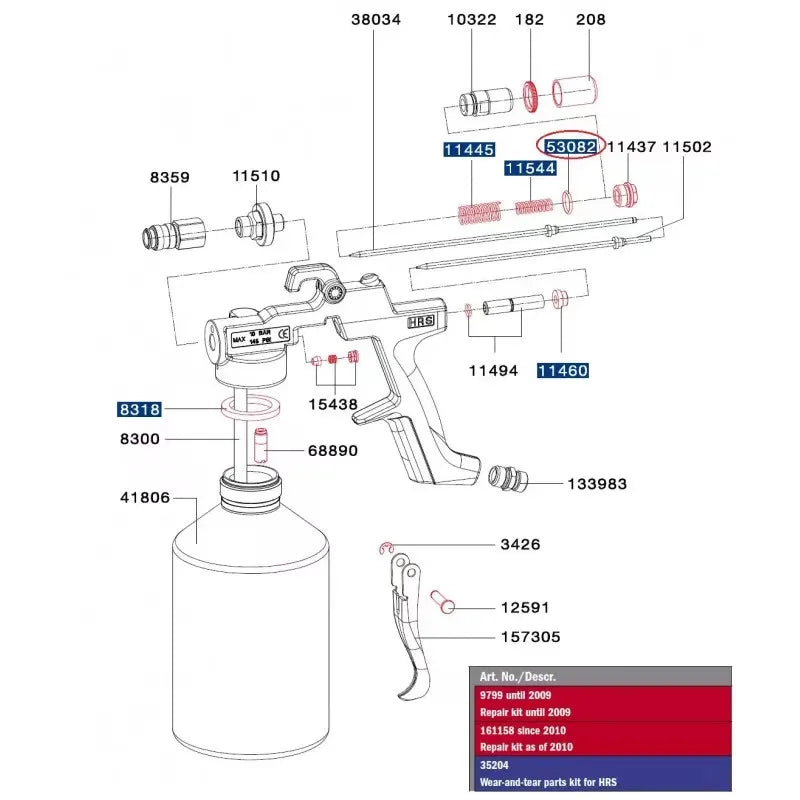 Car Cavity Rust Protection Undercoating Gun | Anti-Rust Liquid Spray Gun for SATA HRS and DPF Cleaning MyPetiteCar.com