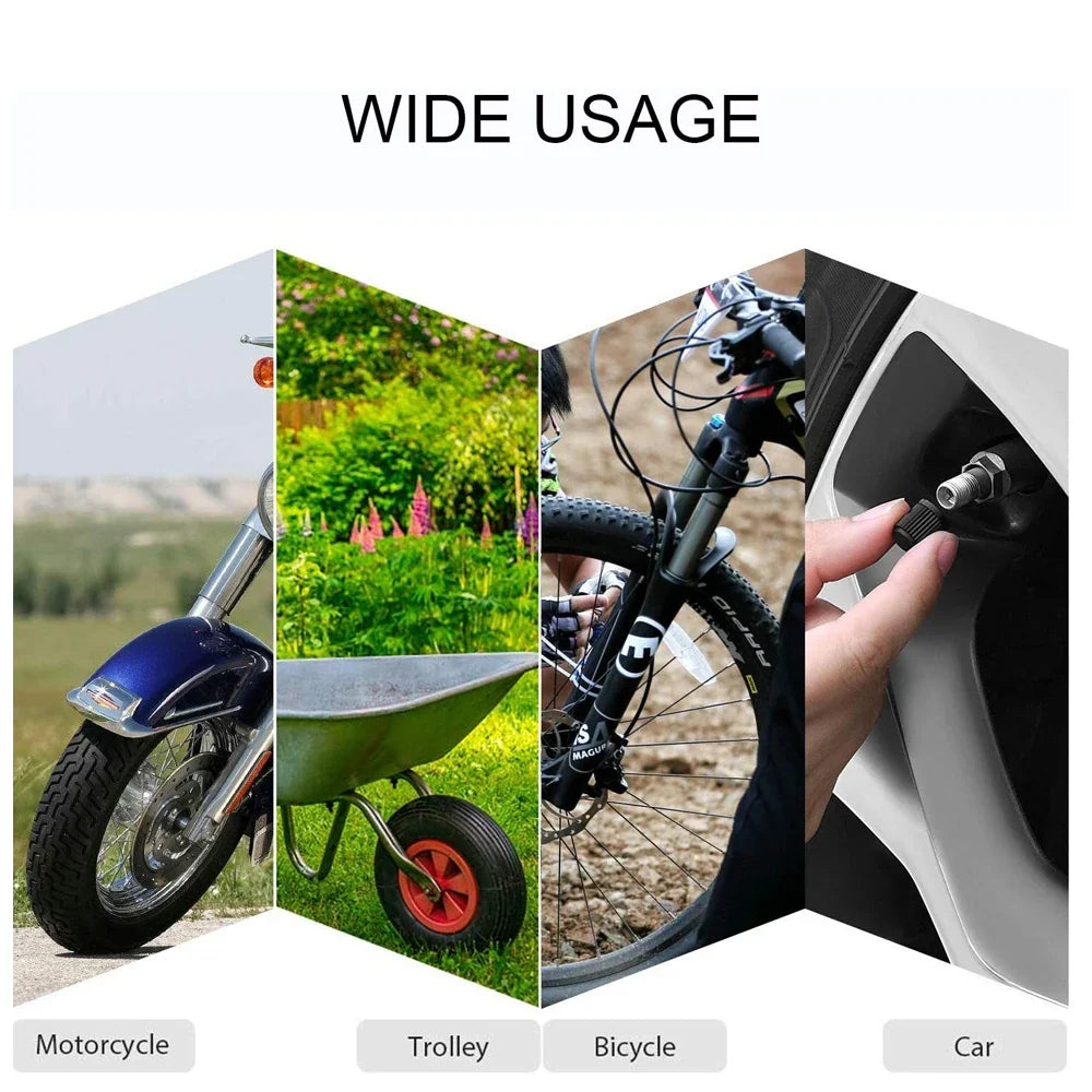 10/25/50/100Pcs Universal Plastic Tire Valve Caps for Cars, Trucks, Motorcycles, and Bicycles MyPetiteCar.com