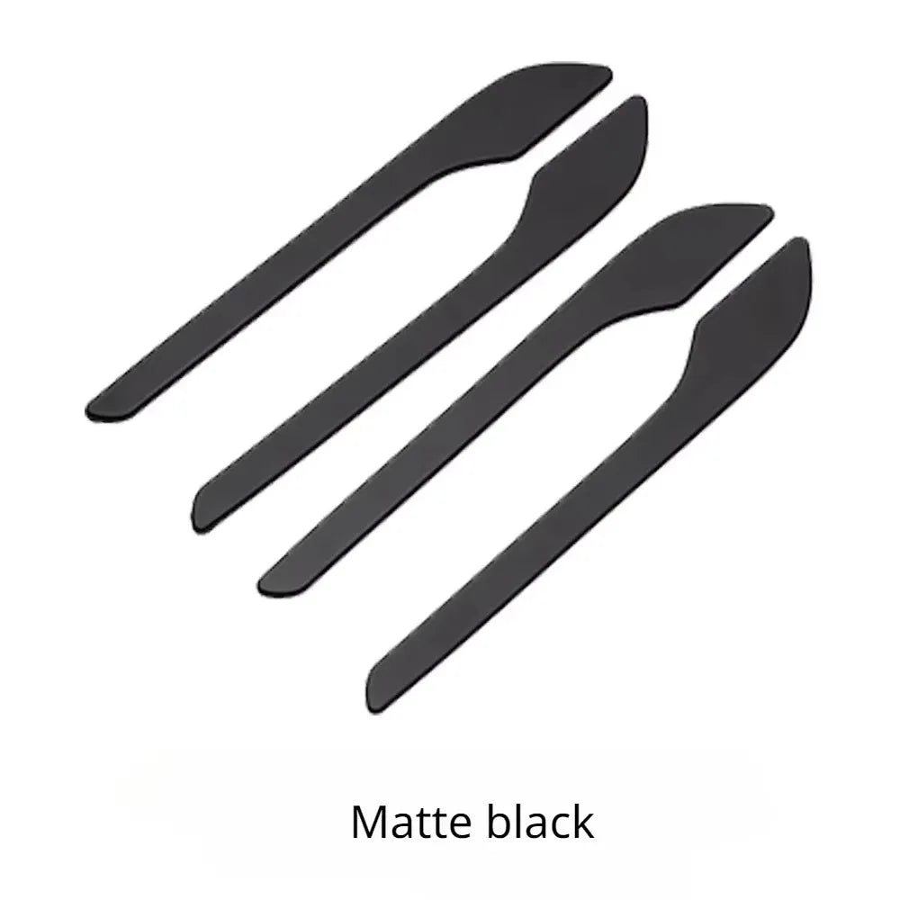 Car Door Handle Sticker For Tesla Model 3/Y/YL Highland Model Y Juniper Protector Wrap Paste ABS Modification Accessories 4PCS MyPetiteCar.com