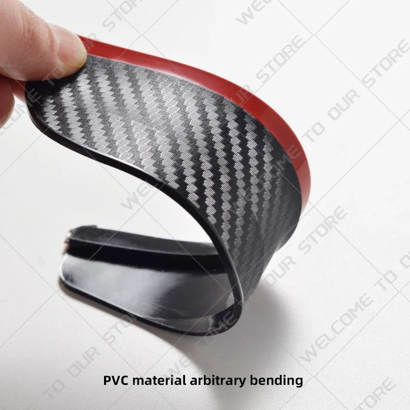 2PCS Car Rearview Mirror Rain Eyebrow | Carbon Fiber Rain Shield Cover