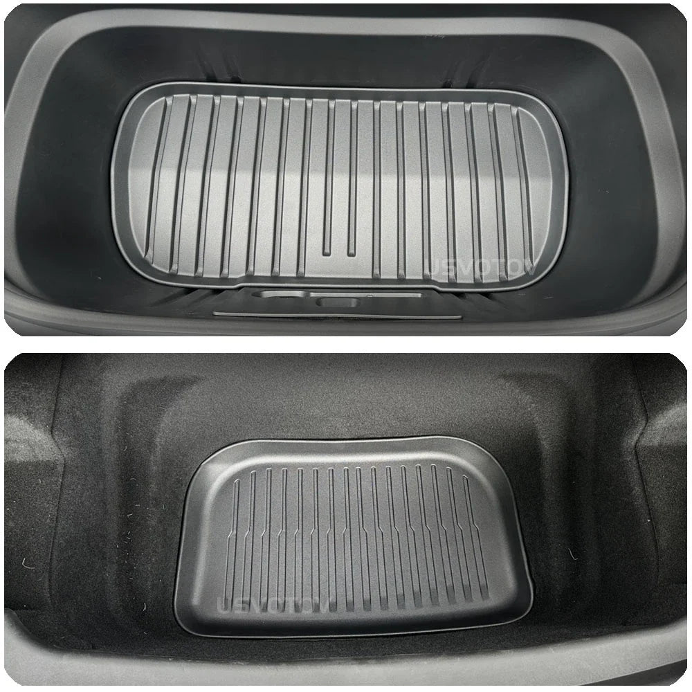 Tesla Model Y Juniper 2025–2026 All-Weather Floor Mats | Full Interior Protection Set MyPetiteCar.com