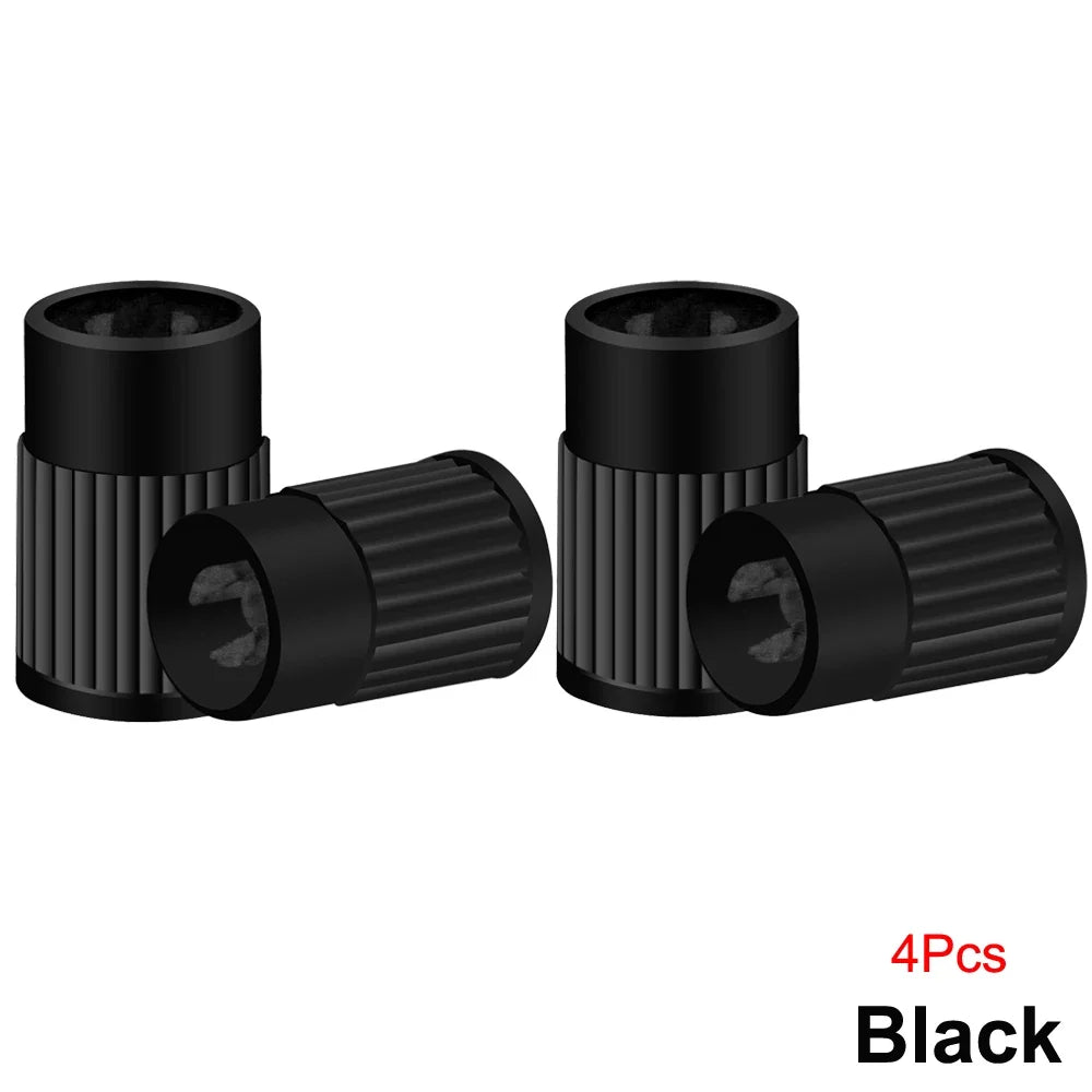 Plastic Tire Valve Caps with Built-in Valve Core Remover | Universal Stem Covers for Cars, Bikes, Trucks MyPetiteCar.com