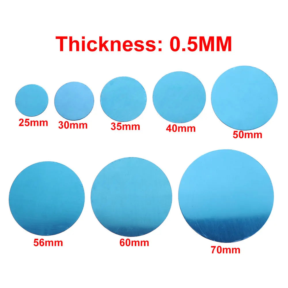 10pcs Silver Magnetic Metal Plates for Car Phone Holder | Universal Iron Sheet Mount Kit