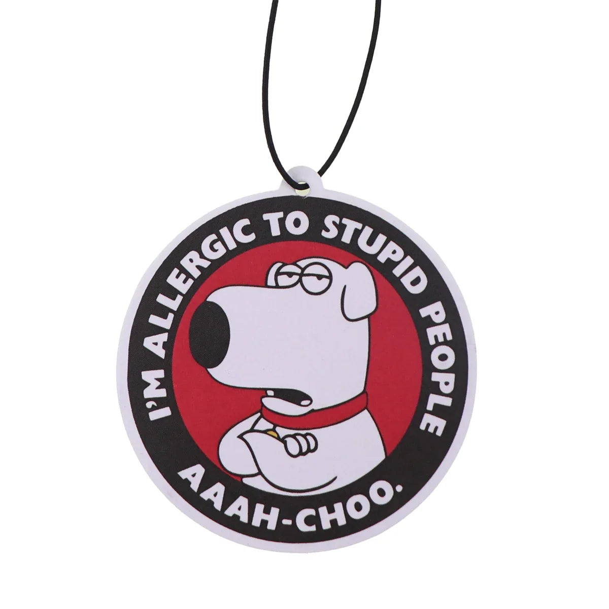 Raccoon Quotes Fragrant Paper Car Air Freshener | Solid Perfume Hanging for Home and Auto