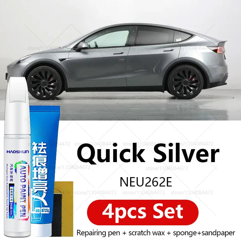 Car Paint Repair Pen For Tesla Model X Y S 3 | 4PCS Scratch Repair Kit