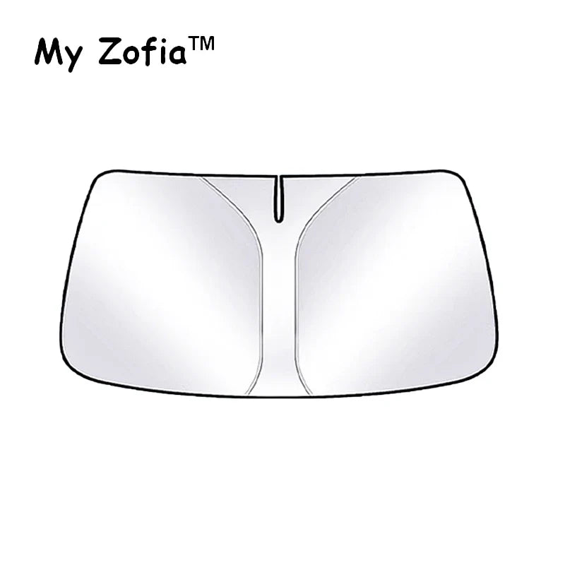 Foldable Car Sun Visor for Chery OMODA 9 SHS C9 2024-2026 | UPF50+ UV Protection