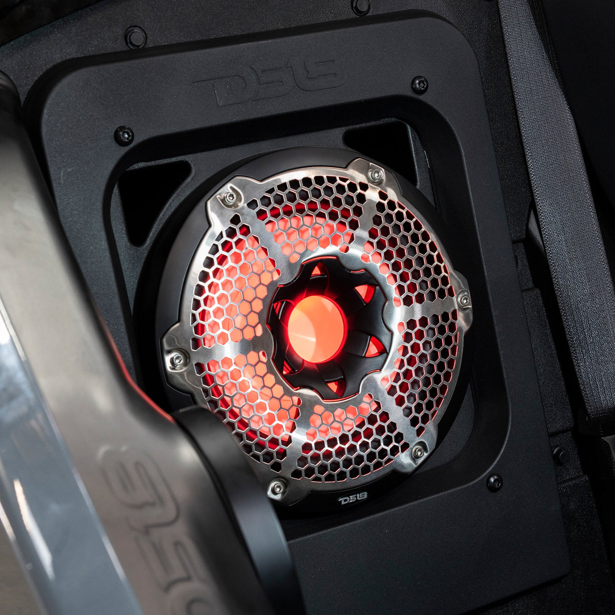 Polaris Slingshot Rear 10" Subwoofer Empty Enclosure - Fits Either Passenger or Driver Side | 2015 - Current DS18