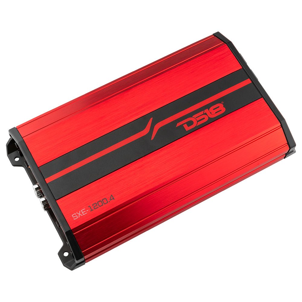 SXE Class A/B 4-Channel Full-Range Amplifier 4 x 60 RMS @ 4-Ohm 1200 Watts DS18