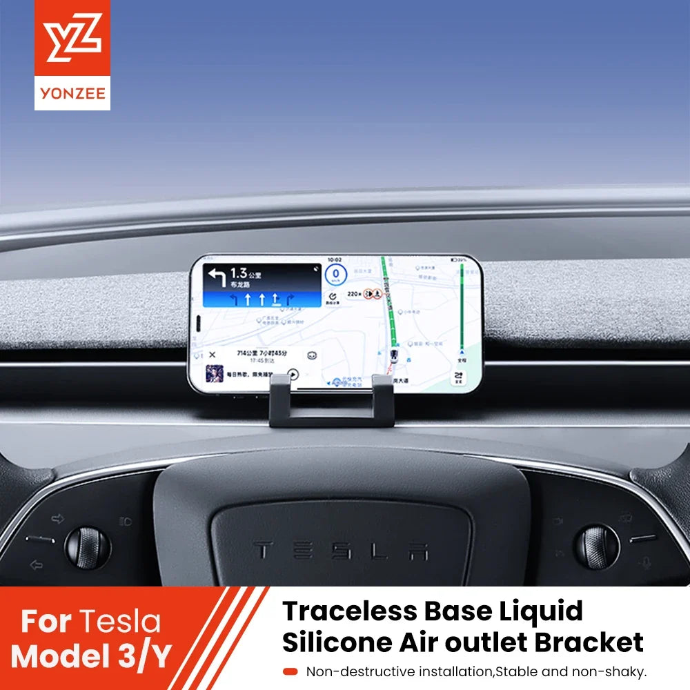 YZ Tesla Model 3 Y Phone Holder | Air Vent Clip Car Mount MyPetiteCar.com