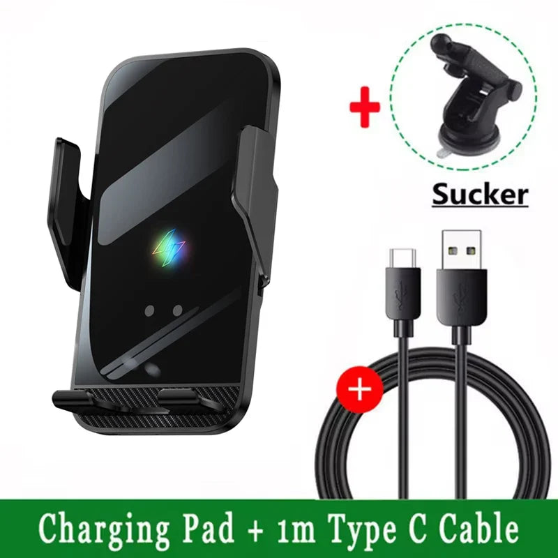 Car Wireless Charger Magnetic Auto Car Mount Phone Holder | Fast Charging Compatible with iPhone and Samsung MyPetiteCar.com