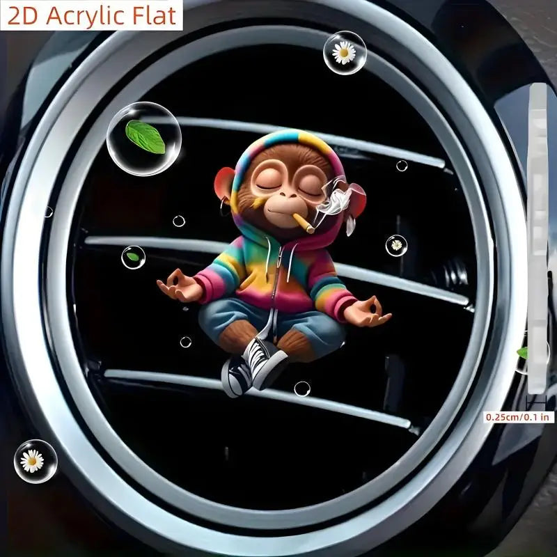 Car Outlet Vent Perfume Clips | 2D Air Freshener Diffuser for Car Interior Decoration MyPetiteCar.com