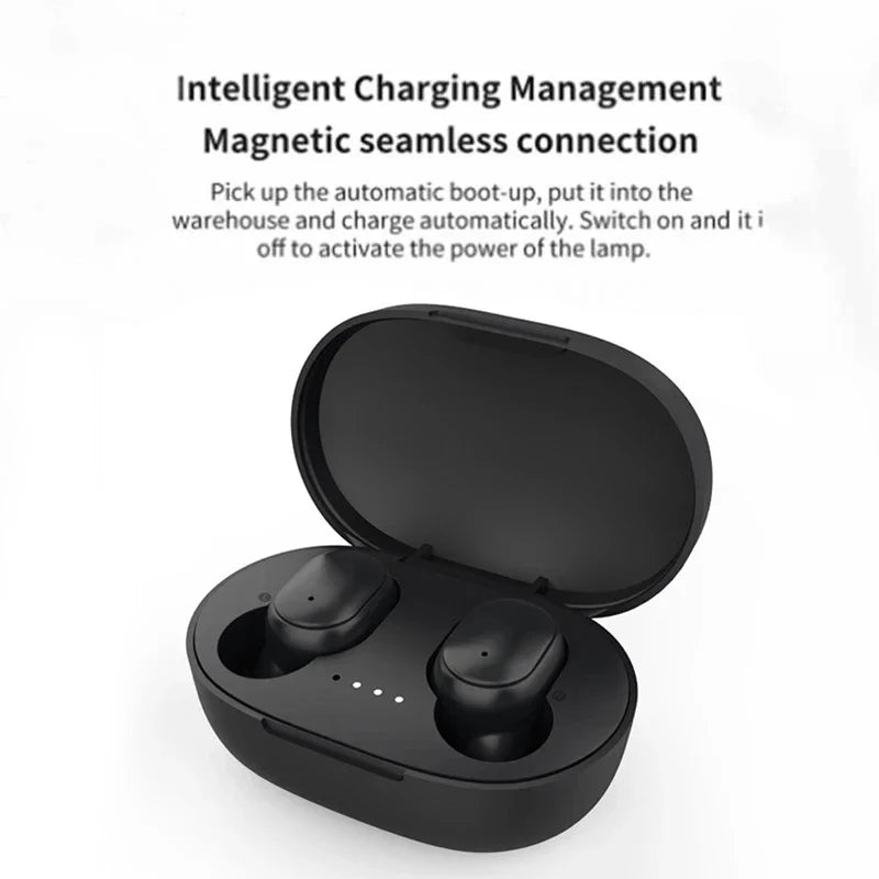 Original A6S TWS Bluetooth Headphone Wireless Earphone Stereo Headset Sport Earbuds With Microphone Charging box For Smartphone