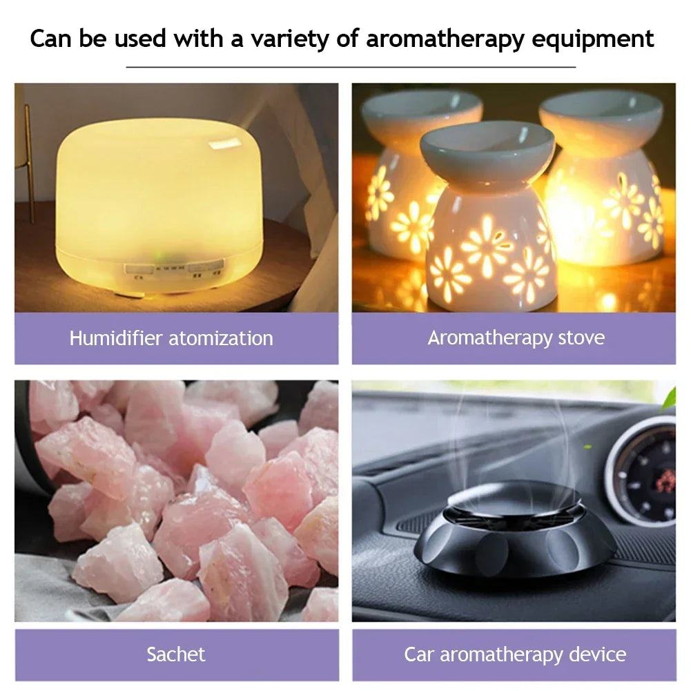 10ml Car Perfume Refill Air Freshener | Natural Plant Essential Oil Aroma Diffuser
