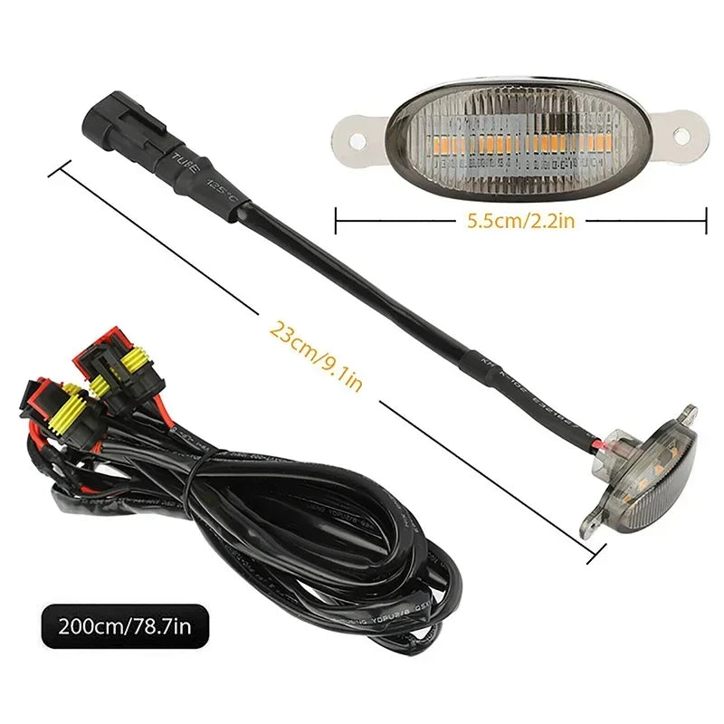 Universal LED Car Front Grille Lights | Eagle Eye Lamp with Harness for Pickup, Off-Road, SUV, Ford, Toyota MyPetiteCar.com