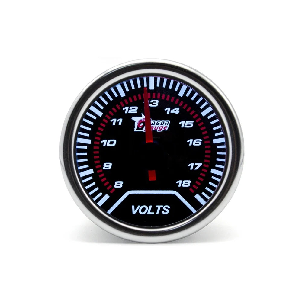 2" 52mm Car Turbo Gauge Set | Boost Water Temp Oil Pressure Tachometer Voltmeter