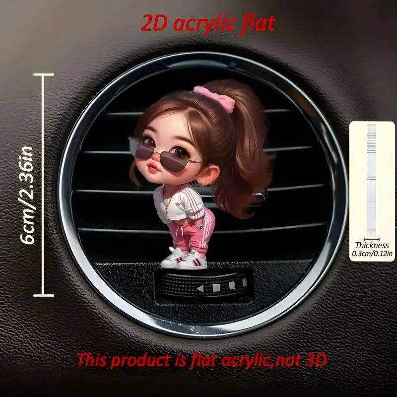 Car Outlet Vent Perfume Clips | 2D Air Freshener Diffuser for Car Interior Decoration MyPetiteCar.com