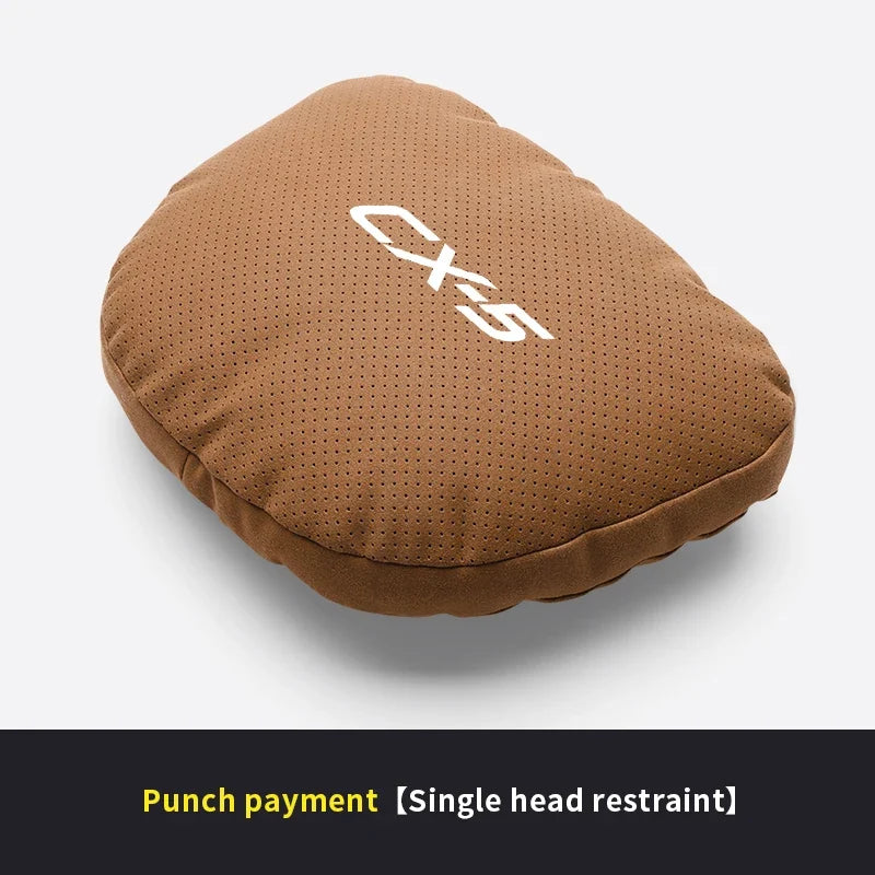 Suede Car Headrest Neck Pillow | Maybach S-Class Inspired Design MyPetiteCar.com