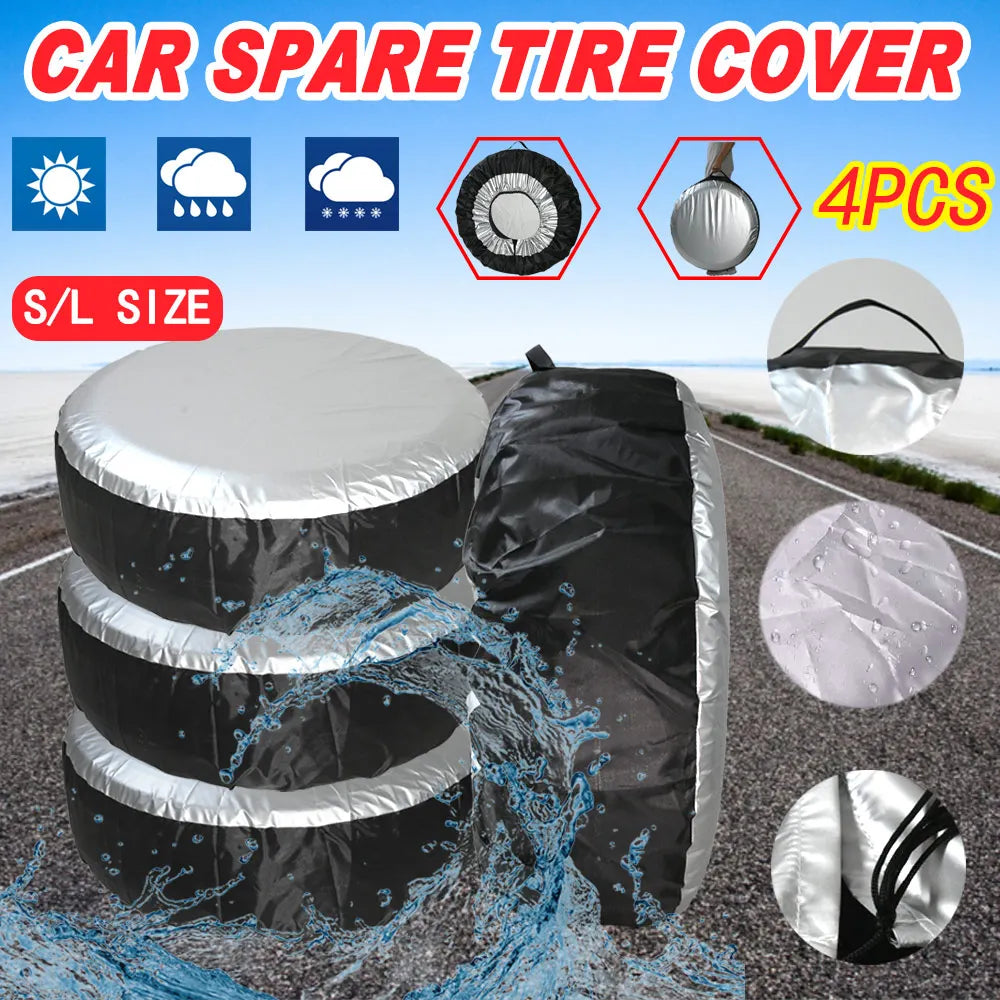Spare Tire Storage Bag | Waterproof Tire Cover for SUV Car 13-19 19-23 Inch MyPetiteCar.com