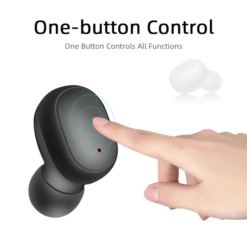 Original A6S TWS Bluetooth Headphone Wireless Earphone Stereo Headset Sport Earbuds With Microphone Charging box For Smartphone